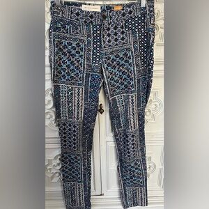 Anthropologie Pilcro size 28
 corduroy/stretchy/multicolored patchwork
